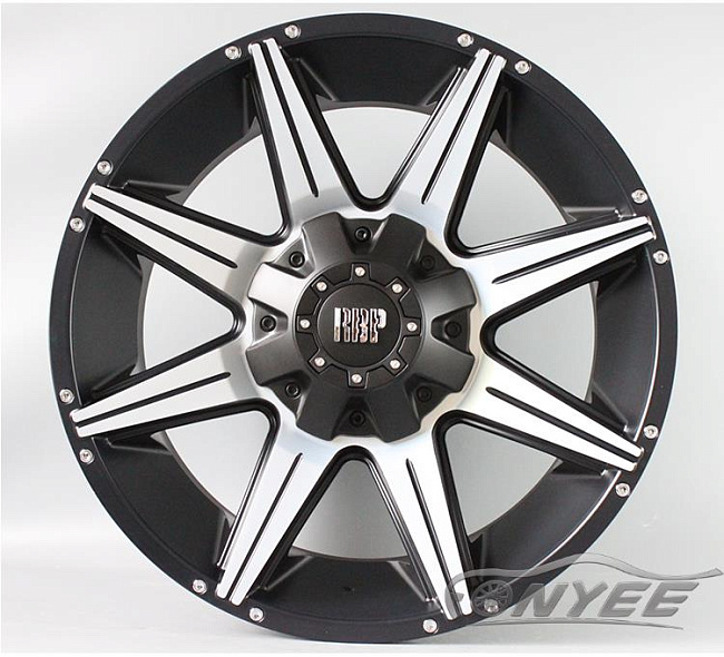 картинка Новые диски RBP 98R R20 5X139,7-150 ET15 J9 черный мат + серебро магазин  StreetTuning 