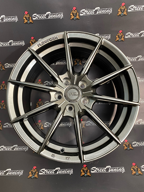 картинка Новые диски WF Germany R16 J7 ET35 5X100, Hyper Black магазин  StreetTuning 