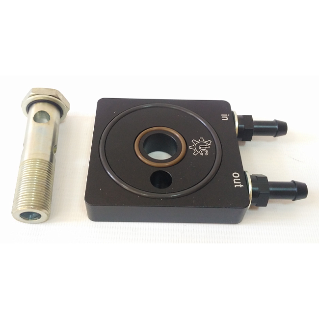 картинка Адаптер-проставка под теплообменник AL4 / DP0 / DP2 / DP8 8201626600 блок распределения масла магазин  StreetTuning 