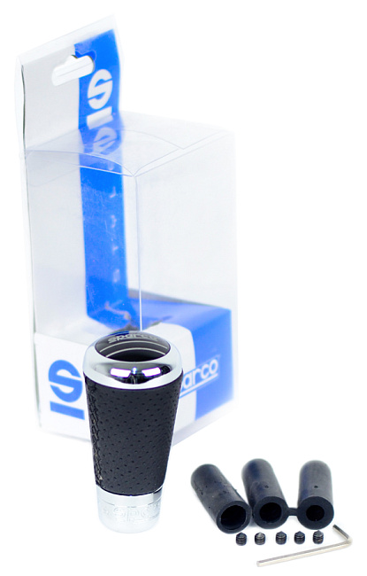 картинка Ручка КПП Sparco Style RCH-0689, кожаная магазин  StreetTuning 