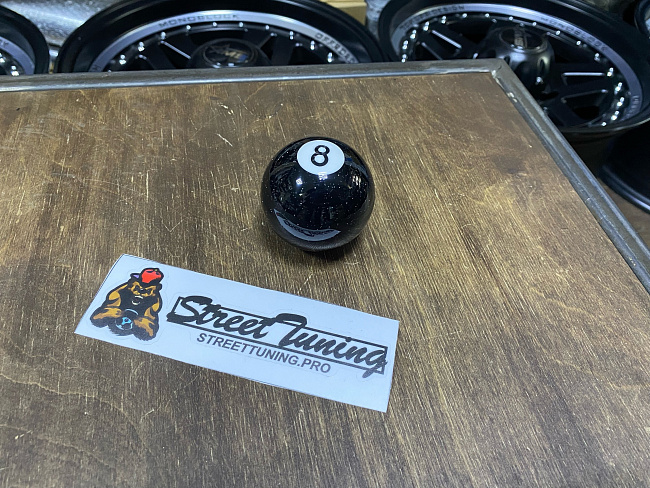 картинка Ручка кпп, бильярдный шар 8, черная магазин  StreetTuning 