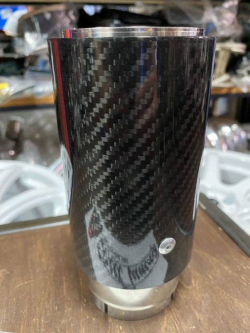 картинка Насадка на глушитель BMW M-power карбон 63x79 магазин  StreetTuning 