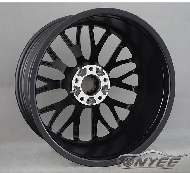 картинка Новые диски BMW Double Spoke 405M R19 5x120 ET35 J9,5 черный мат + серебро магазин  StreetTuning 