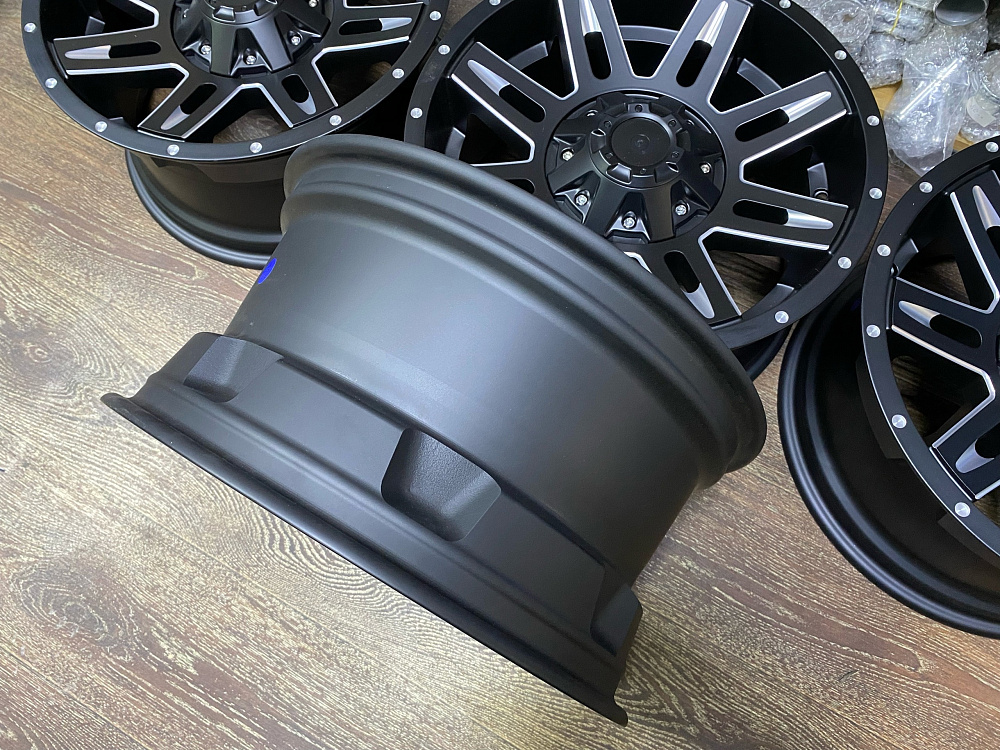 картинка Новые диски STL-HD R18 J9 ET-12 6X139,7 , черный мат от магазина  StreetTuning