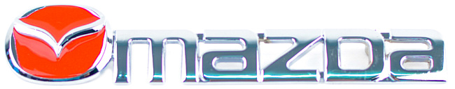 картинка Шильдик в решетку радиатора с логотипом "Mazda" магазин  StreetTuning 