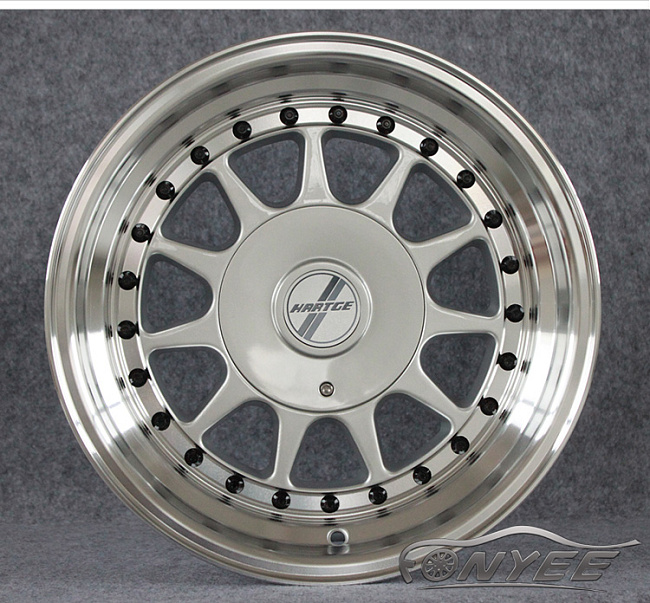 картинка Новые диски Hartge R17 4X100/4X114,3 ET35 J8,5 серебро + полированя полка магазин  StreetTuning 