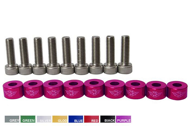 картинка Болты для крепления коллектора на Honda, фиолетовый магазин  StreetTuning 