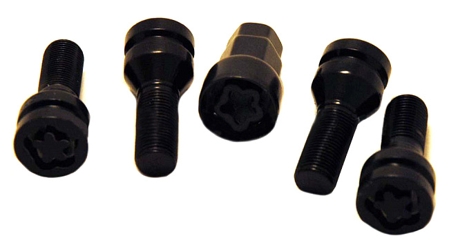 картинка Комплект секретных болтов 14x1.5, 27 мм, конус. - 674105KK/BC-2Key магазин  StreetTuning 