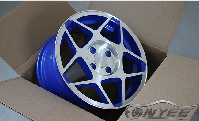 картинка Новые диски 3SDM 0.08 R15 4x100 ET35 J7 синий + серебро магазин  StreetTuning 