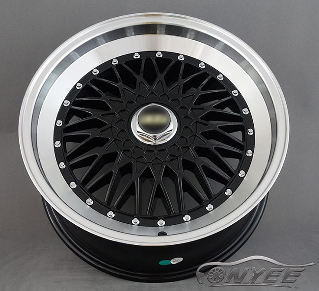 картинка Новые диски BBS RS R18 4X114,3/4X100 ET30 J8 черный глянец + полированная полка магазин  StreetTuning 
