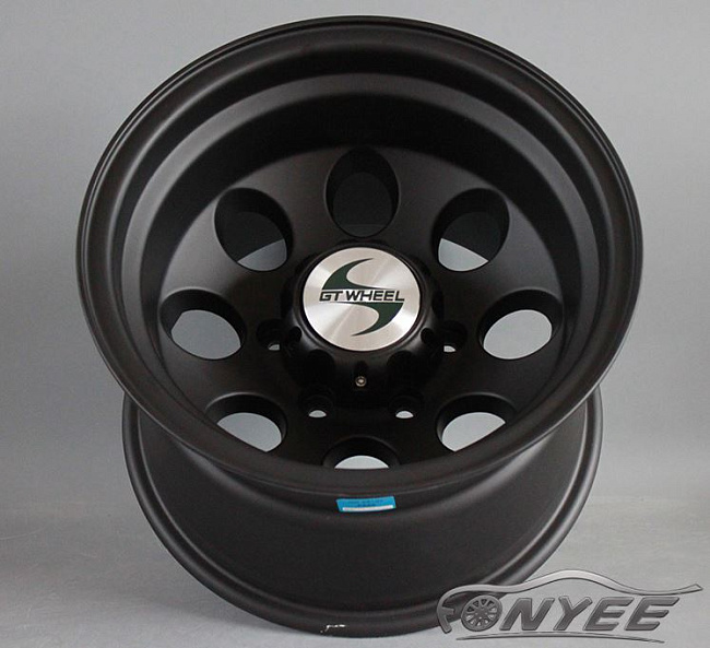 картинка Новые диски GT wheels style 2 R16 6x139,7 ET-38 J10 черный мат магазин  StreetTuning 