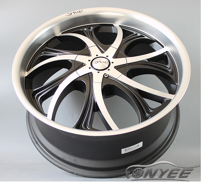 картинка Новые диски D'vinci R20 J8,5 ET+35 5x130 черные + полированная полка магазин  StreetTuning 