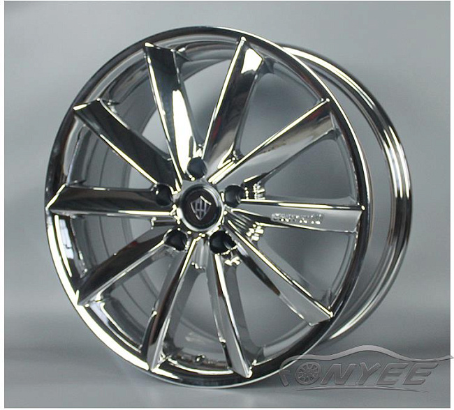 картинка Новые диски Fledermaus - Cuervo10 R17 J7 ET42 5x114,3 темный хром магазин  StreetTuning 