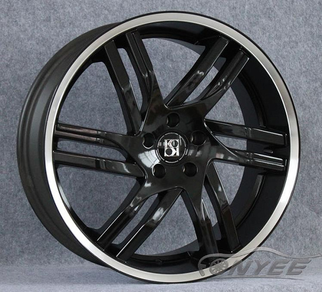 картинка Новые диски Koko Kuture Spline R20 5х112 ET25 J8,5 черный глянец магазин  StreetTuning 