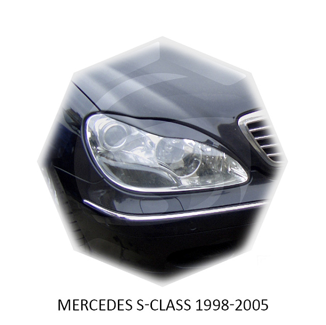 картинка Реснички на фары для  MERCEDES S-class 220 1998-2005г магазин  StreetTuning 