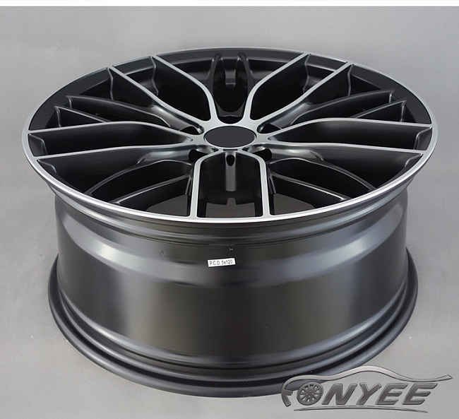 картинка Новые диски BMW Double Spoke 405M R19 5x120 ET35 J9,5 черный мат + серебро магазин  StreetTuning 