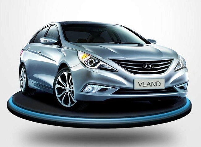 картинка Передние фары для Hyundai Sonata 2009-2014 магазин  StreetTuning 