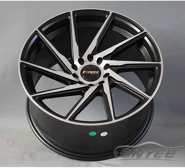 картинка Новые диски F1R F29 R18 5х120/114,3 ET38 J9,5 черный + серебро магазин  StreetTuning 