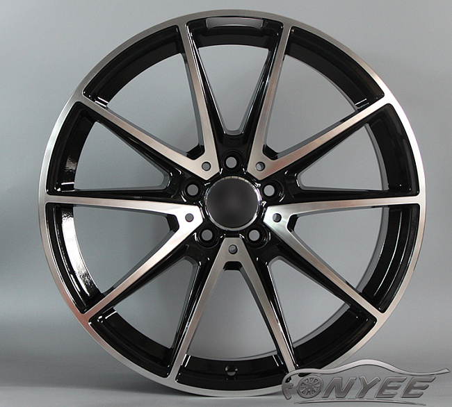 картинка Новые диски AMG MCF R19 5x112 ET45 J9,5 черный + серебро магазин  StreetTuning 