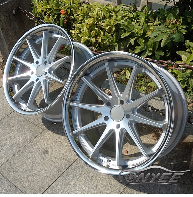 картинка Новые диски Aversus Aurelia R19 J9,5 ET+35 5x112 серебро + хром полка магазин  StreetTuning 