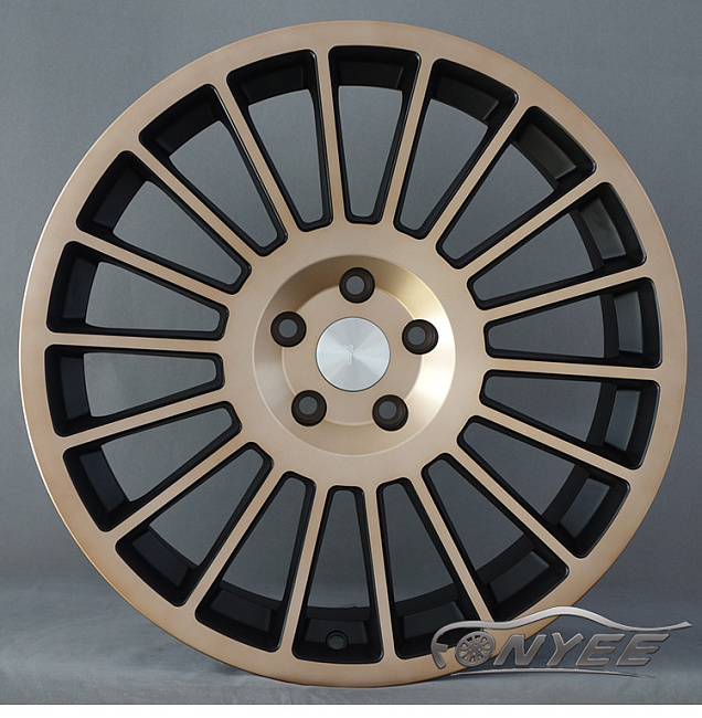 картинка Новые диски Rotiform IND R19 5x112 ET35 J10 черный мат + бронза магазин  StreetTuning 