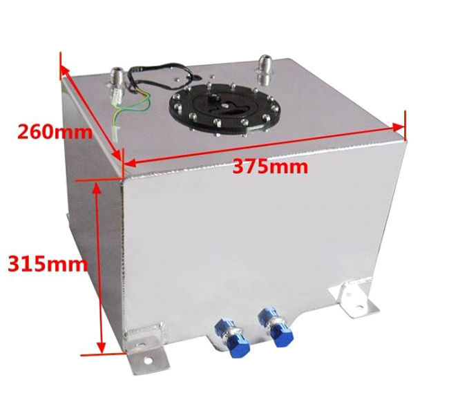 картинка Топливный бак с фишкой под датчик 30 литров магазин  StreetTuning 