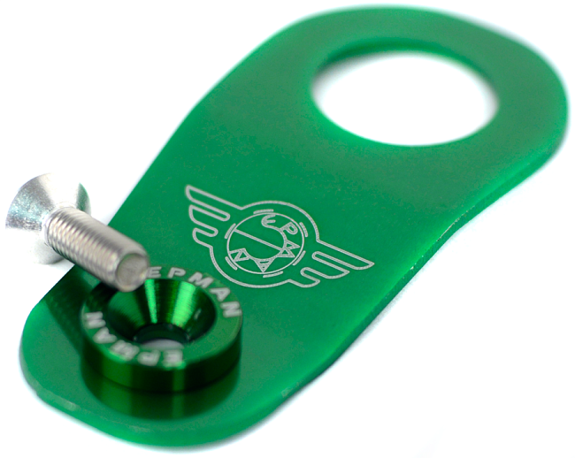 картинка Крепеж радиатора Epman для Honda civic EK / AP / DC, цвет зеленый магазин  StreetTuning 