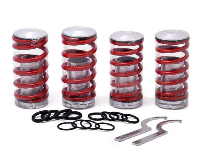 картинка Пружины регулируемые для Honda Civic 88-2000 г, красные магазин  StreetTuning 