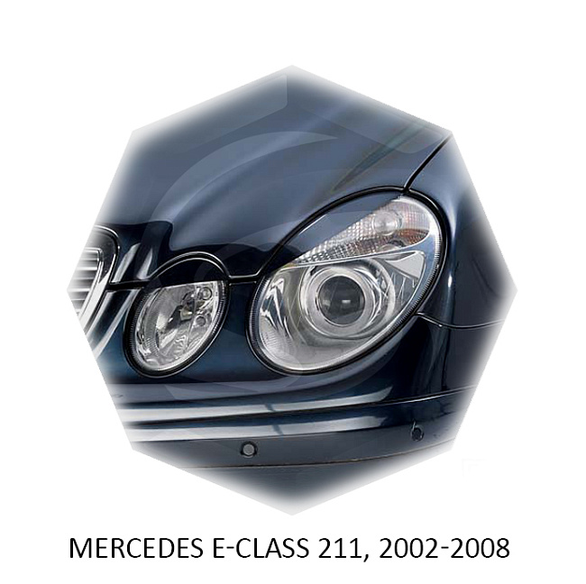 картинка Реснички на фары для  MERCEDES E-class 211 2002-2008г магазин  StreetTuning 