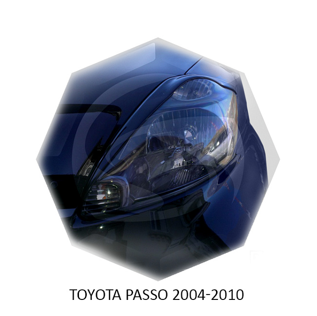 картинка Реснички на фары для  TOYOTA PASSO 2004-2010г магазин  StreetTuning 
