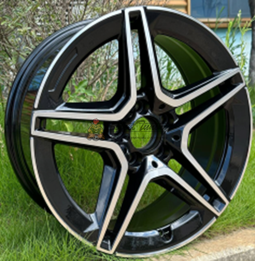 картинка Диски  AMG FBX142 R19 J8,5 ET40 5X112 black + polished от магазина  StreetTuning