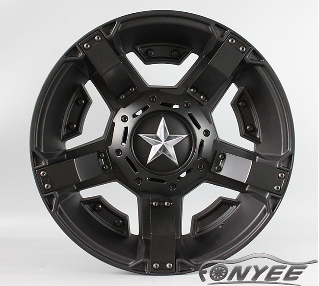 картинка Новые диски KMC XD series Rockstar 2 R16 5X114,3 ET0 J8 черный мат магазин  StreetTuning 