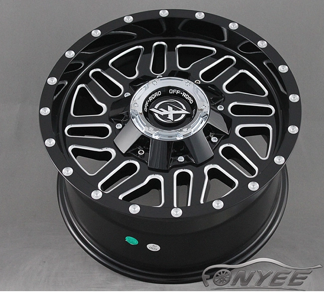 картинка Новые диски XF-201 OFF-ROAD R17 6х139,7 J9 ET-12 черный мат магазин  StreetTuning 