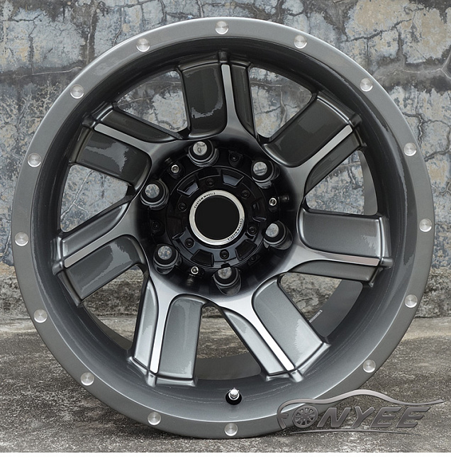 картинка Новые диски OX wheels 4 R15 6X139,7 ET-44 J10 серый глянец магазин  StreetTuning 