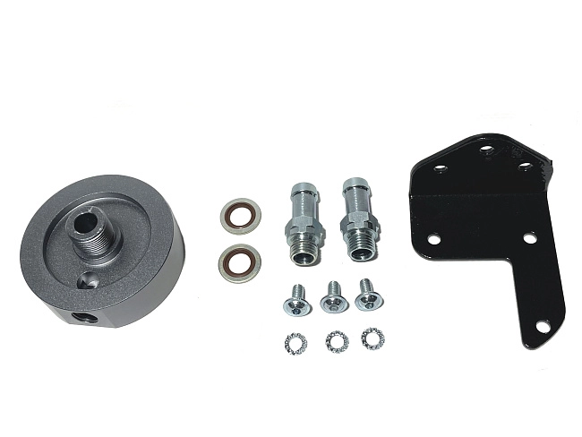 картинка Кронштейн-база выносного фильтра АКПП F02 M20/12ММ магазин  StreetTuning 