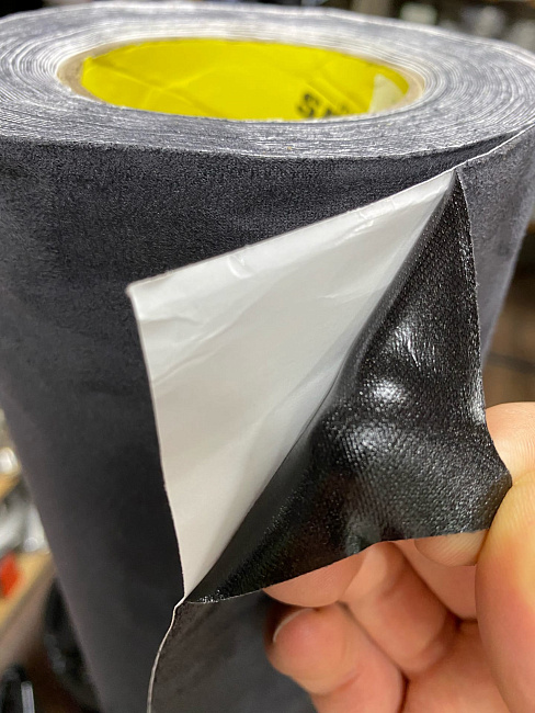 картинка Алькантара самоклеющаяся Carbins темно-серая магазин  StreetTuning 