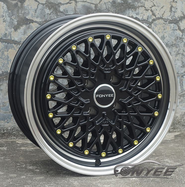 картинка Новые диски Fonyee 497 R15 4x100 ET28 J7,5 черные магазин  StreetTuning 