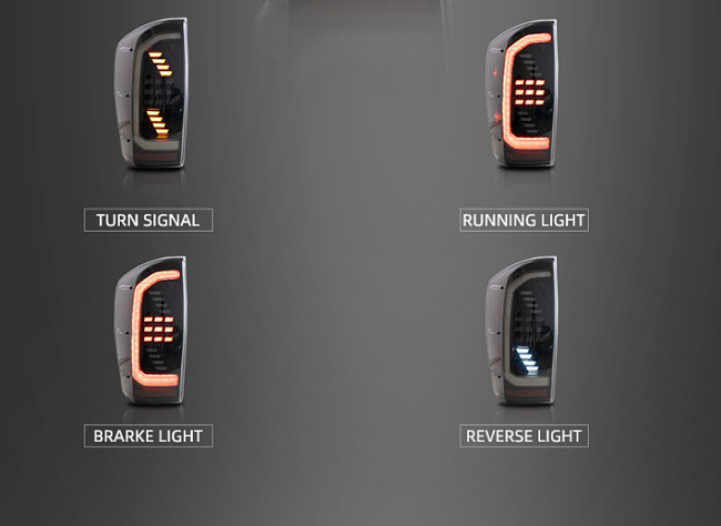 картинка Задние фары для Toyota Tacoma 2016-2021 в стиле TRD магазин  StreetTuning 