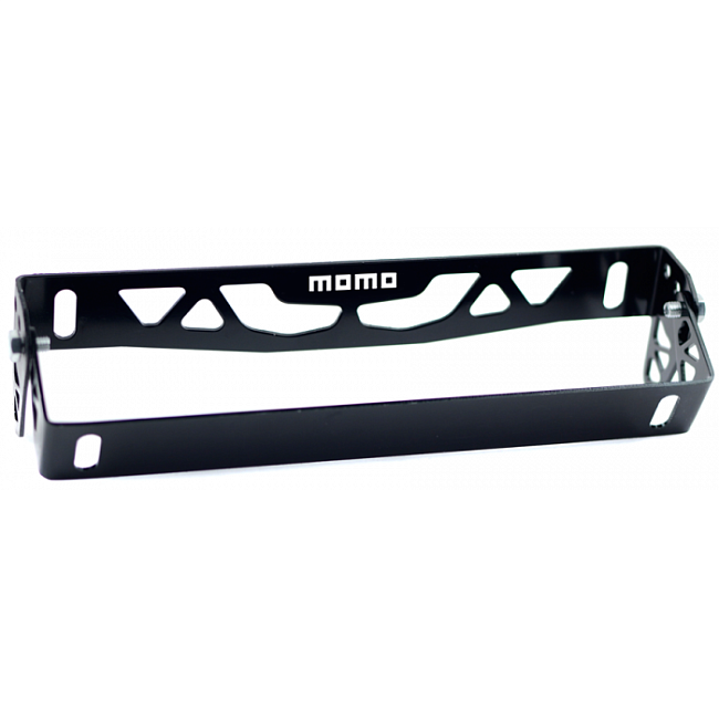 картинка Крепеж номерной рамки под углом MOMO Style, цвет черный магазин  StreetTuning 