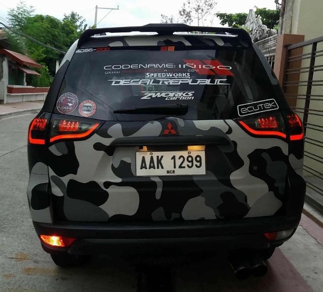 картинка Задние фары для Mitsubishi Pajero sport 2010-2014 г магазин  StreetTuning 