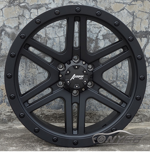 картинка Новые диски MVF-958 R20 6X139,7 ET10 J9 черный мат магазин  StreetTuning 