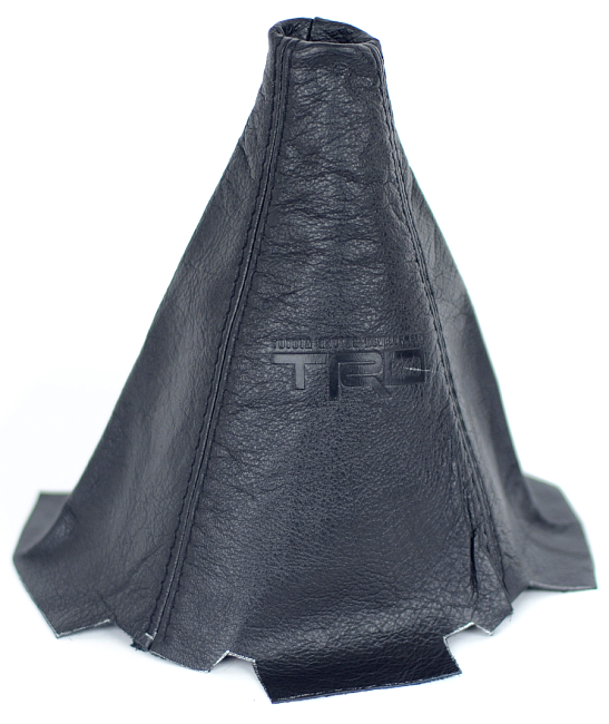 картинка Чехол на КПП TRD, универсальный. Кожа, черная строчка магазин  StreetTuning 