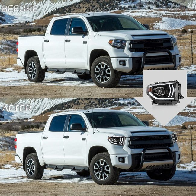 картинка Передние фары для Toyota Tundra 2014-2018 г магазин  StreetTuning 
