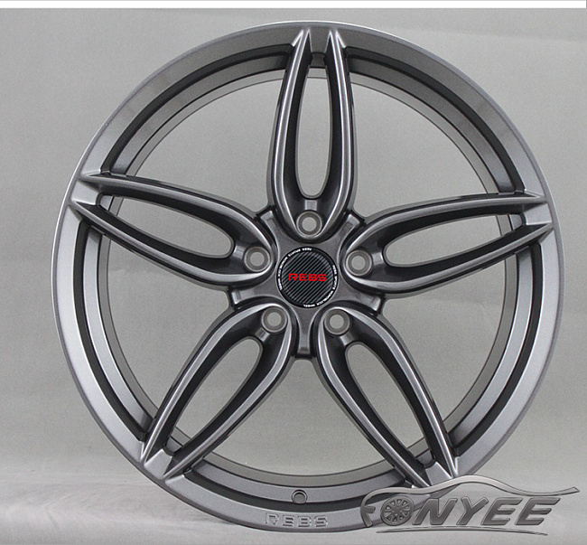 картинка Новые диски Rebs R19 5х114,3 J9,5 ET45 темно серые магазин  StreetTuning 