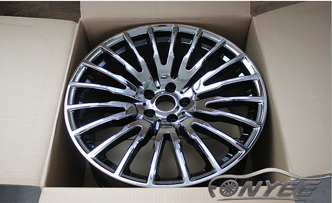 картинка Новые диски BMW 629 M STYLE R20 5X112 ET39 J10 черный хром магазин  StreetTuning 