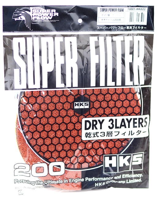 картинка Сменный фильтрующий элемент для нулевика HKS Style, красный магазин  StreetTuning 