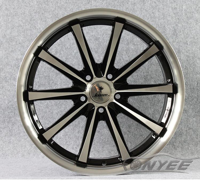 картинка Новые диски Vossen CV1 R18 5X114,3 ET30 J10 серебро + черный магазин  StreetTuning 