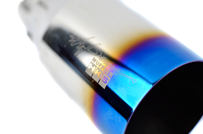 картинка Насадка на глушитель HKS Style одинарная D-63 х101 мм L-220 мм магазин  StreetTuning 