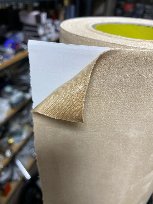 картинка Алькантара самоклеющаяся Carbins бежевая магазин  StreetTuning 