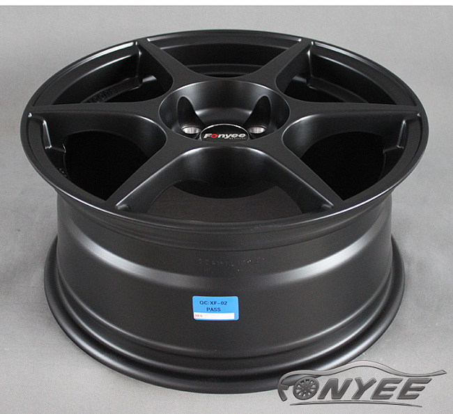 картинка Новые диски Buddy club p1 R15 4х100 ET35 J7 черный мат магазин  StreetTuning 